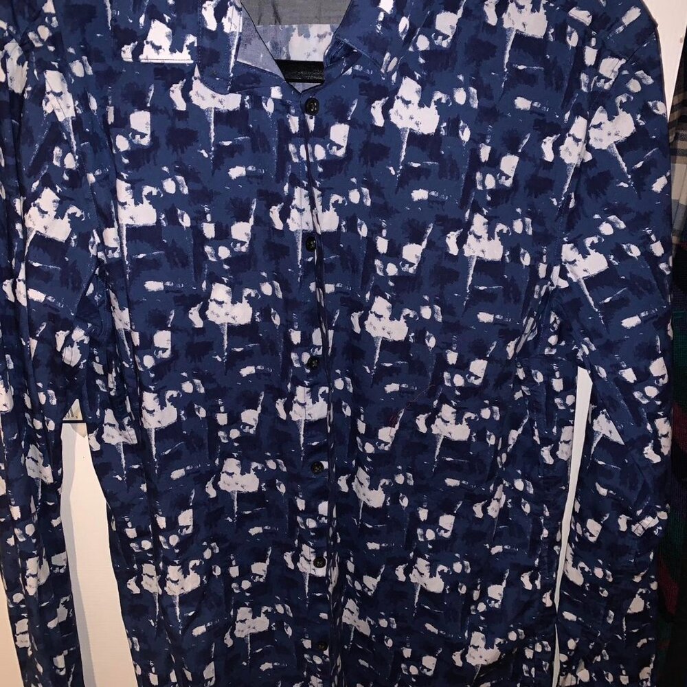 Calvin Klein pattern dress shirt (slim fit)
